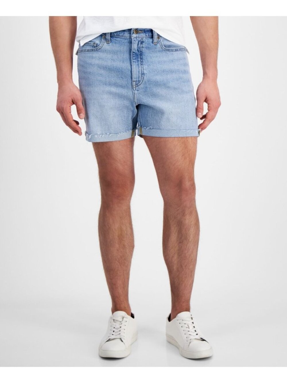 Sun + Stone Mens Casual Regular Fit Mid Rise Denim Shorts Breeze Size 40 NWT